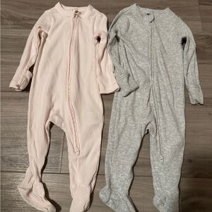 Old Navy Pink and Gray Kids One Pieces